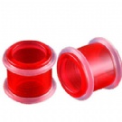 wholesale red unique ear plug and tunnel