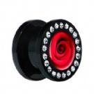 wholesale rose crystal ear plugs