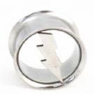 wholesale lighting double flare steel ear flesh