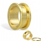 wholesale gold plated steel ear flesh