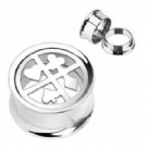 Wholesale playing card ear plug flesh tunnels