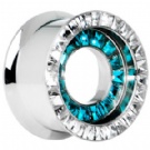 Wholesale double crystal steel ear plugs