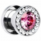 Wholesale unique crystal ear piercing plugs