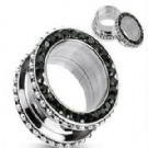 Wholesale fashion crystal body jewelry ear plugs