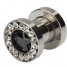 Wholesale crystal star ear plugs size