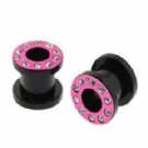 Wholesale crystal ear plugs body piercing
